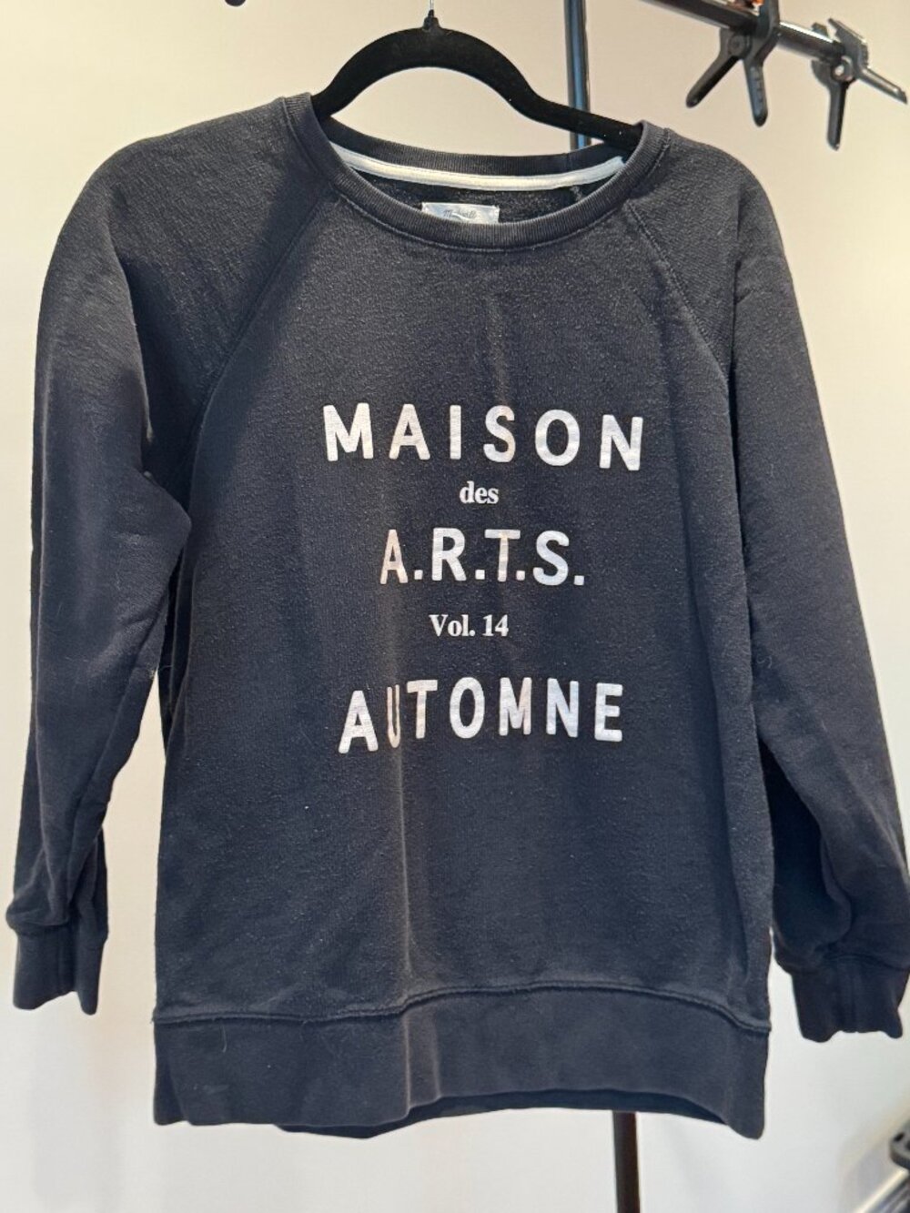 Madewell black sweatshirt